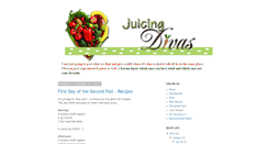 Desktop Screenshot of juicingdivas-recipes.blogspot.com