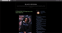 Desktop Screenshot of blackkrishna.blogspot.com