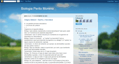 Desktop Screenshot of biologiaperitomoreno.blogspot.com