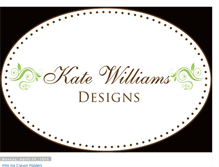 Tablet Screenshot of katewilliamsdesigns.blogspot.com