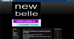 Desktop Screenshot of newbellecosmeticos.blogspot.com