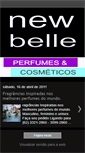 Mobile Screenshot of newbellecosmeticos.blogspot.com