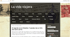 Desktop Screenshot of lavidaviajera.blogspot.com