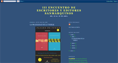 Desktop Screenshot of encuentro-sanmarquino.blogspot.com