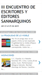 Mobile Screenshot of encuentro-sanmarquino.blogspot.com