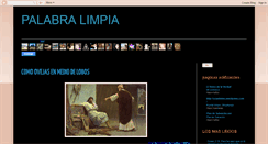 Desktop Screenshot of palabralimpia.blogspot.com