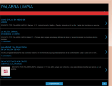 Tablet Screenshot of palabralimpia.blogspot.com