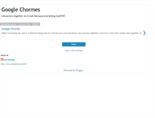 Tablet Screenshot of googlechormes.blogspot.com