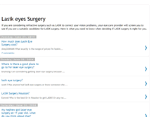 Tablet Screenshot of new-lasikeyessurgery.blogspot.com