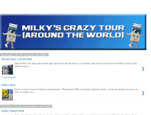 Tablet Screenshot of milkyscrazytour.blogspot.com