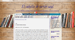 Desktop Screenshot of elcaballodecartonazul.blogspot.com