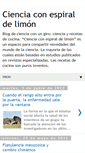 Mobile Screenshot of cienciaconespiraldelimon.blogspot.com