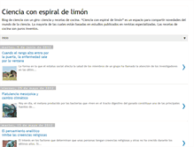Tablet Screenshot of cienciaconespiraldelimon.blogspot.com