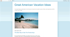 Desktop Screenshot of greatamericanvacationideas.blogspot.com