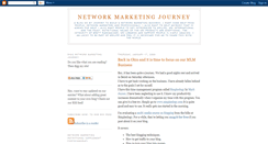 Desktop Screenshot of networkmarketingjourney.blogspot.com