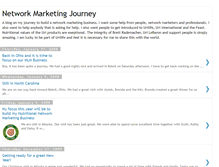 Tablet Screenshot of networkmarketingjourney.blogspot.com