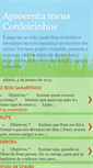 Mobile Screenshot of apascentameuscordeirinhos.blogspot.com