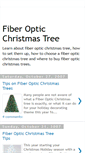 Mobile Screenshot of fiberoptic-christmastree.blogspot.com