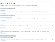 Tablet Screenshot of mondomorricone.blogspot.com