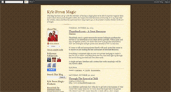 Desktop Screenshot of kylemagic.blogspot.com