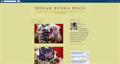 Desktop Screenshot of mekarbungadeco.blogspot.com