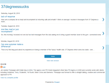 Tablet Screenshot of 37degreessucks.blogspot.com