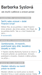 Mobile Screenshot of barborkasyslova.blogspot.com