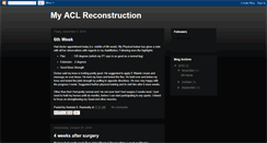 Desktop Screenshot of myaclrecon.blogspot.com