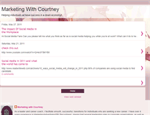 Tablet Screenshot of marketingwithcourtney.blogspot.com