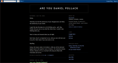 Desktop Screenshot of danielpollack.blogspot.com