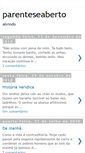 Mobile Screenshot of parenteseaberto.blogspot.com
