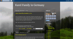 Desktop Screenshot of karelfamilyingermany.blogspot.com