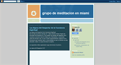 Desktop Screenshot of meditacionmiami.blogspot.com