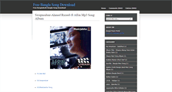 Desktop Screenshot of bangladeshi-song-download.blogspot.com