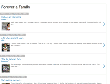 Tablet Screenshot of forever-a-family.blogspot.com