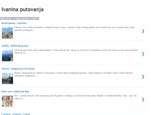 Tablet Screenshot of ivaninaputovanja.blogspot.com
