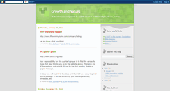 Desktop Screenshot of growthandvalues.blogspot.com