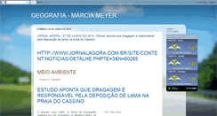 Desktop Screenshot of geografia-marciameyer.blogspot.com