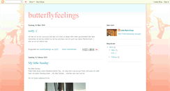 Desktop Screenshot of butterflyfeelings.blogspot.com