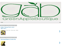 Tablet Screenshot of greenappleboutique.blogspot.com