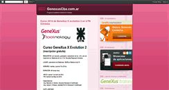 Desktop Screenshot of genexuscba.blogspot.com