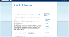 Desktop Screenshot of gailschriber.blogspot.com