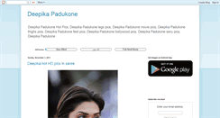 Desktop Screenshot of indiandeepikapadukone.blogspot.com