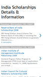 Mobile Screenshot of india-scholarships.blogspot.com