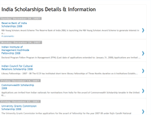 Tablet Screenshot of india-scholarships.blogspot.com