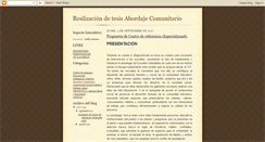 Desktop Screenshot of abordajecomunitario.blogspot.com