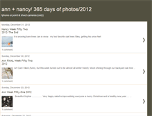 Tablet Screenshot of 365daysofphotosbyannandnancy2012.blogspot.com