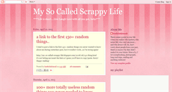 Desktop Screenshot of my-so-called-scrappy-life.blogspot.com