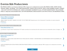 Tablet Screenshot of bdaproducciones.blogspot.com