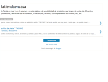 Tablet Screenshot of latiendaencasa.blogspot.com